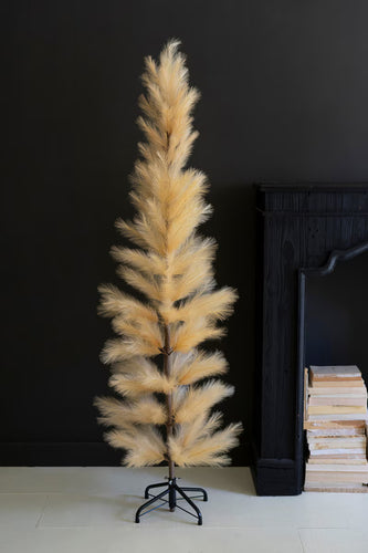Faux Pampas Christmas Tree / Large