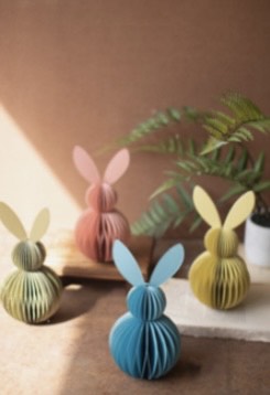 PAPER ACCORDION BUNNIES