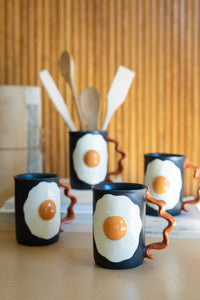 Ceramic Bacon & Eggs Mug