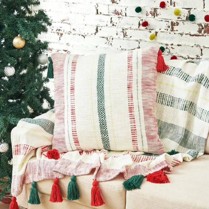 Christmas Barton Tassel Throw Blanket