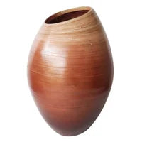 Brown Bamboo Vase
