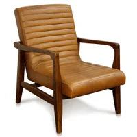 Channel Back Lounge Chair
