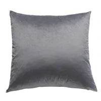 Down Feather Solid Grey Pillow