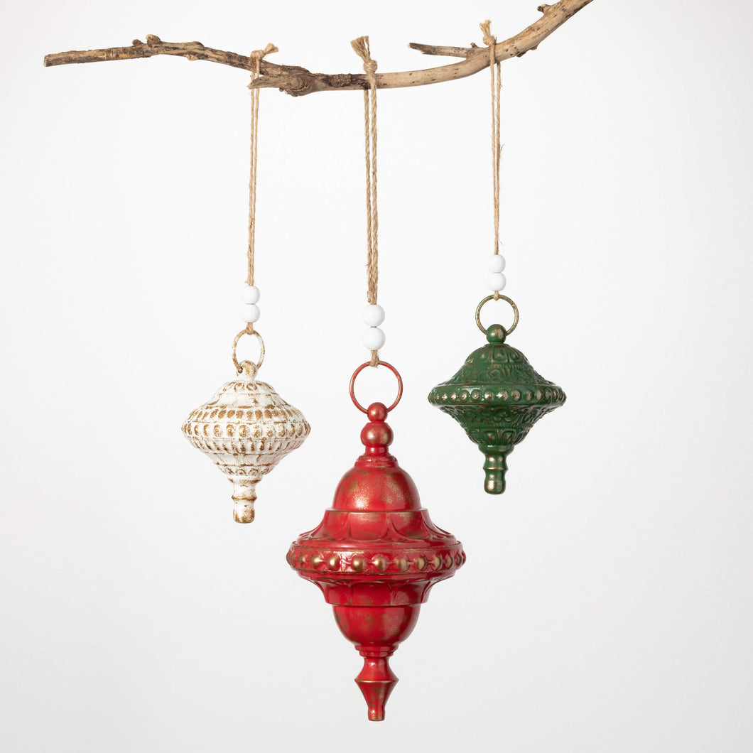 Finial Ornament Set/3