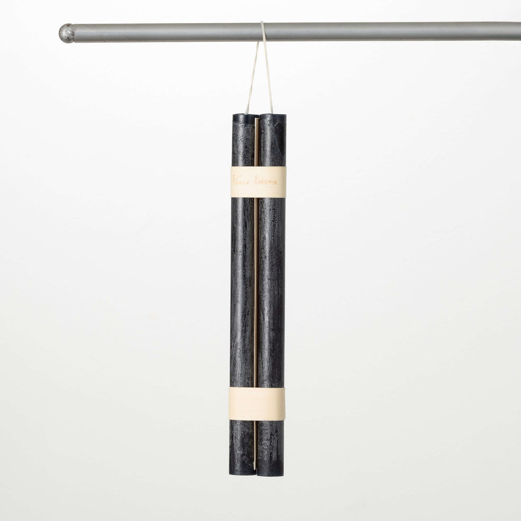 Black Hanging Taper Pair