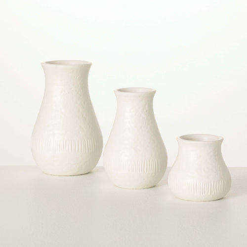 Chiffon Stone Vase Set/3