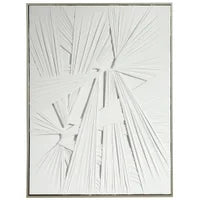 White Applied & Tried Fabric Canvas