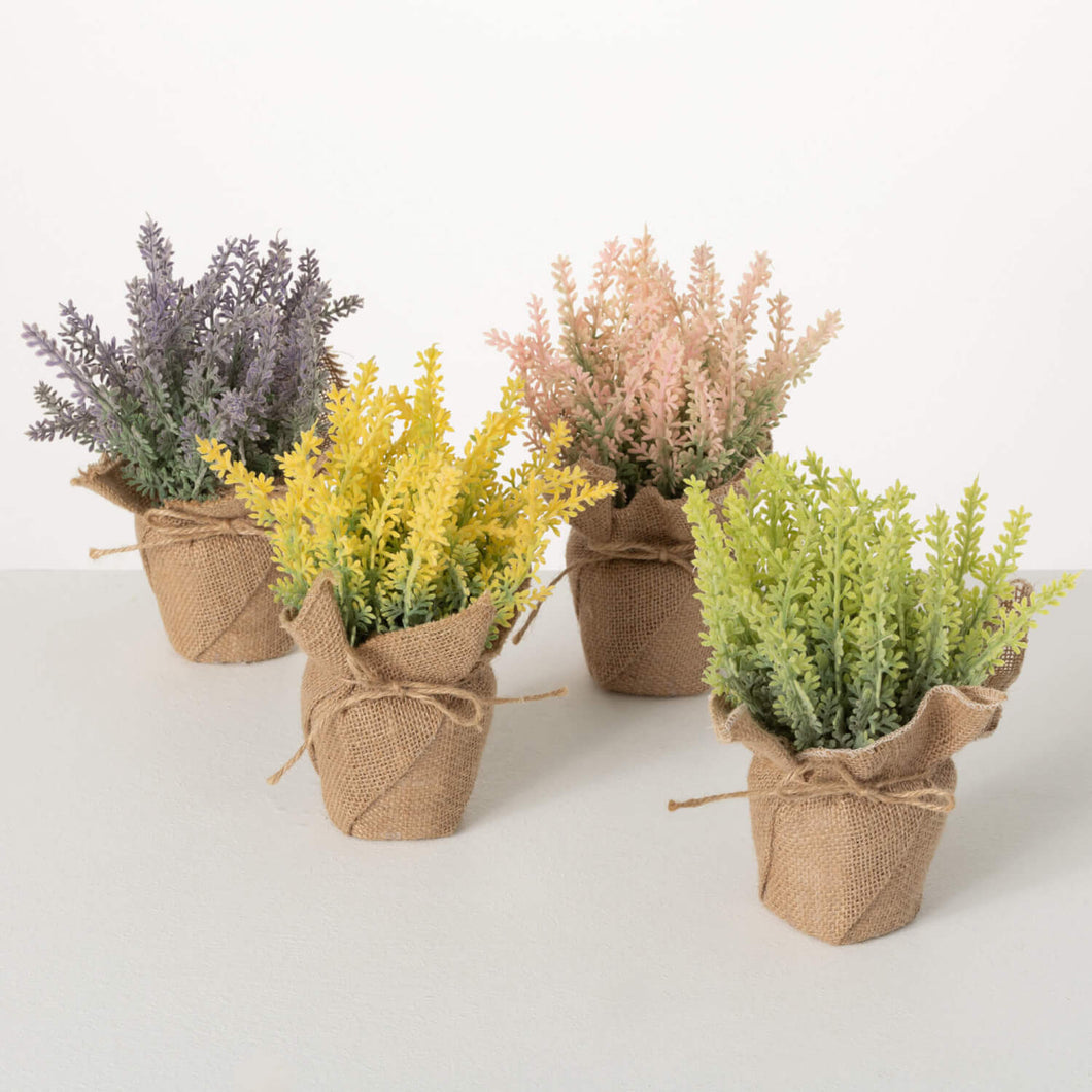 Lavender Burlap Bundle