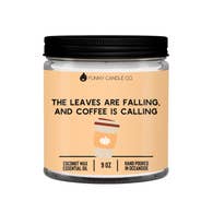 Leaves Are Falling Candle