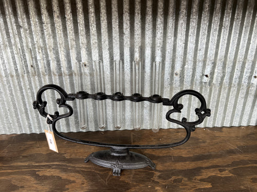 5 cylinder iron vase
