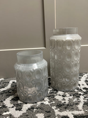 Gray Deco Vase