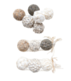 Shell Orbs - set of 3