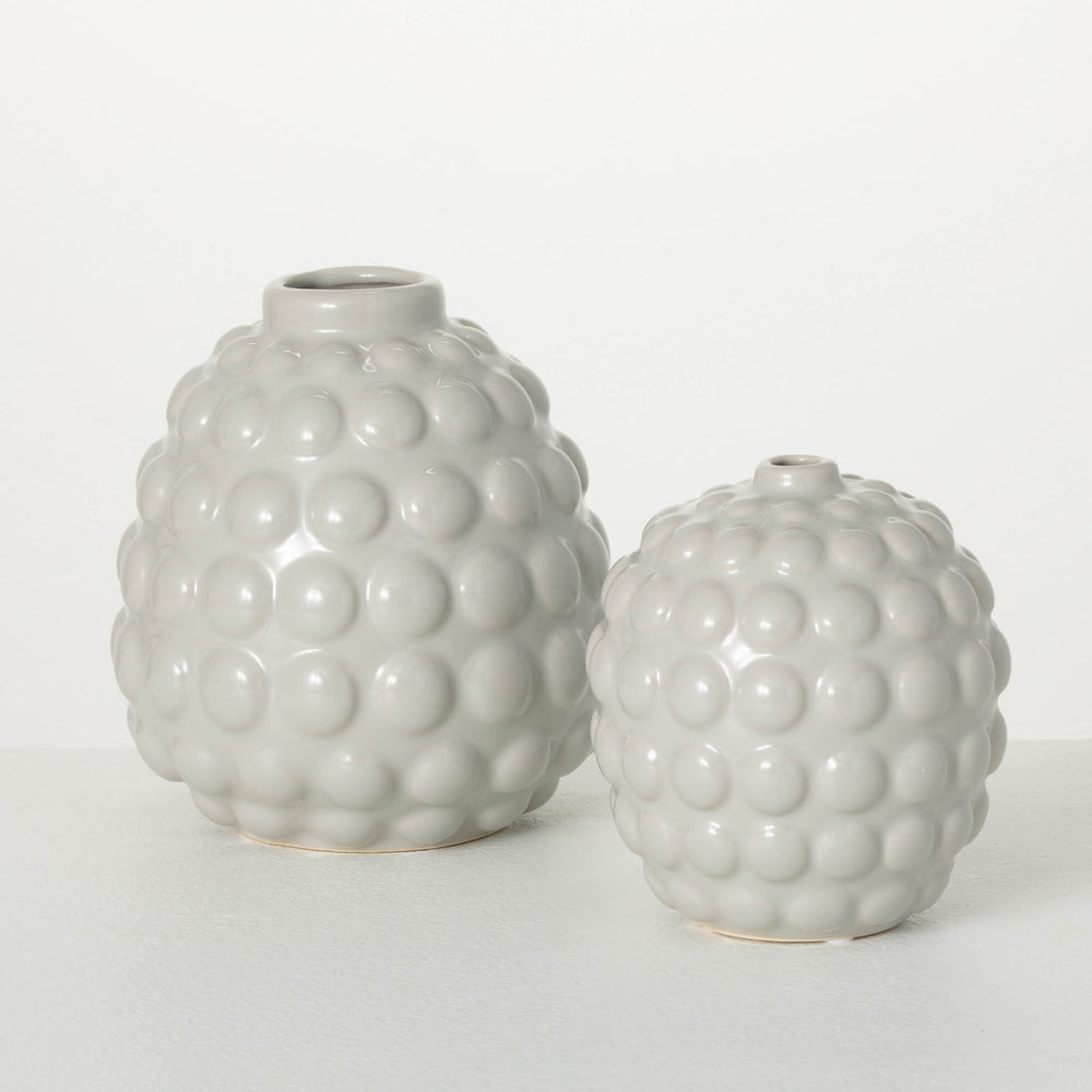 Ceramic Bubble Ellipse Vase