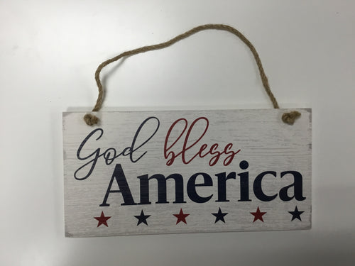 God Bless America Wall Hanging