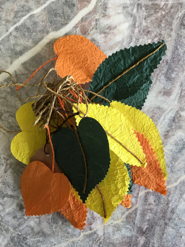 paper leaf garland