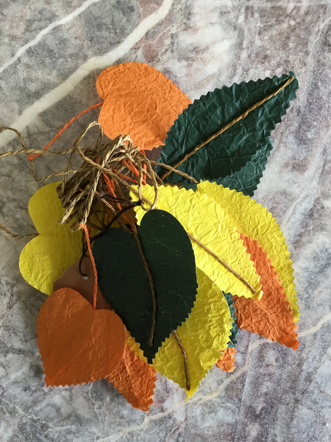 paper leaf garland