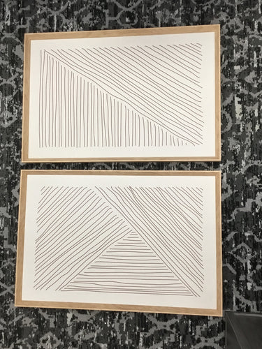 Abstract Lines Wall Hanging