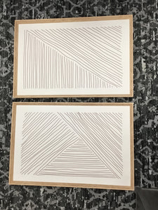 Abstract Lines Wall Hanging